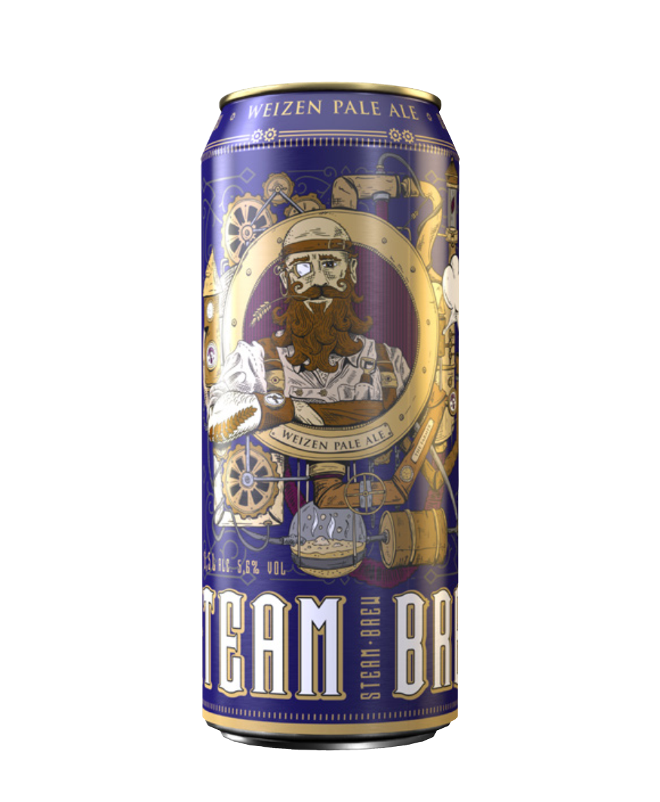 BIA THỦ CÔNG STEAM BREW WEIZEN PALE ALE ( bia lúa mì - bia đục  ) 